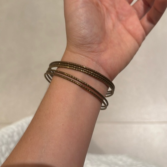 Women 5 - five bangles bracelets bundle - Picture 3 of 5